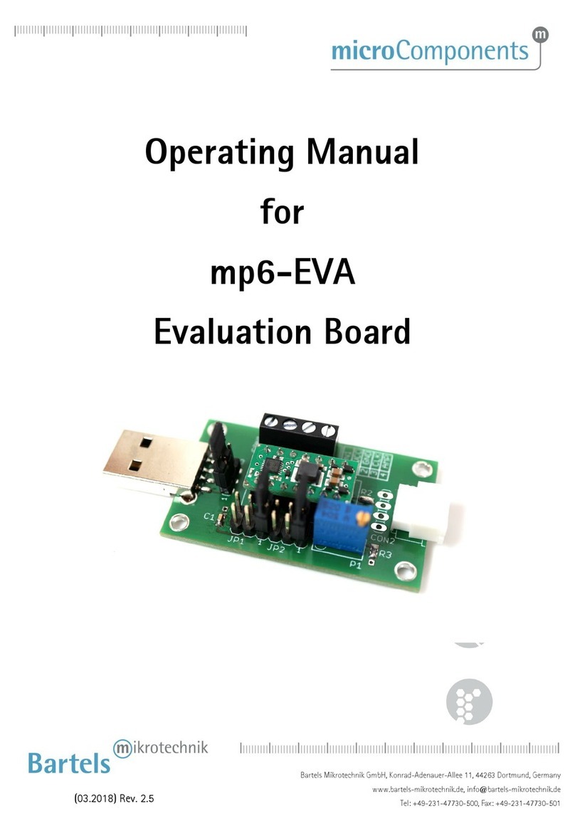 Bartels Mikrotechnik mp6-EVA User manual