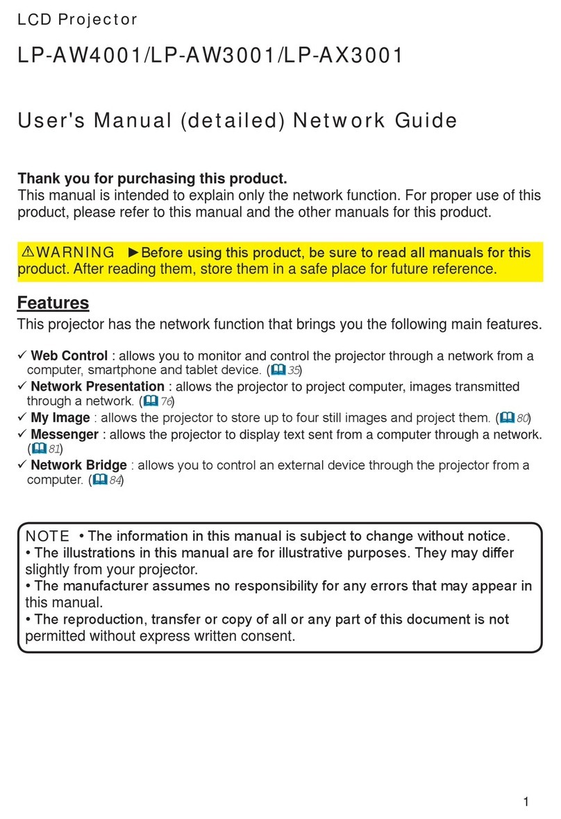 Hitachi LP-AW4001 User manual