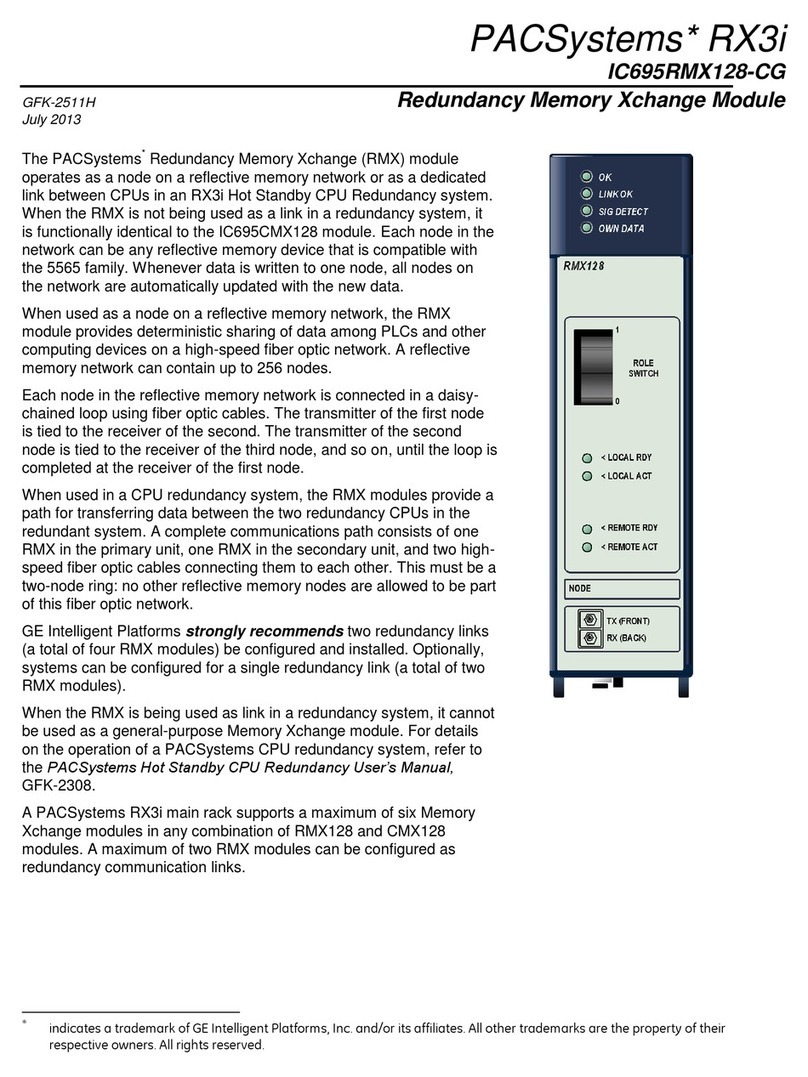 PACSystems RX3i User manual