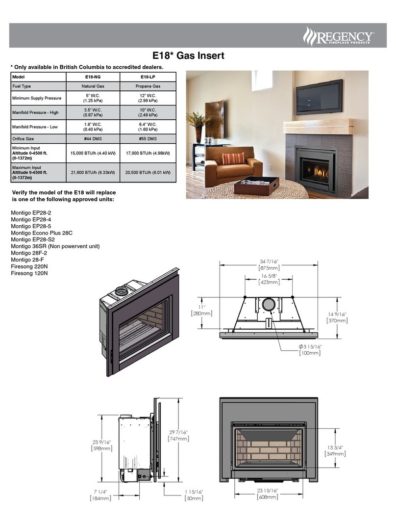 Regency E18-NG User manual