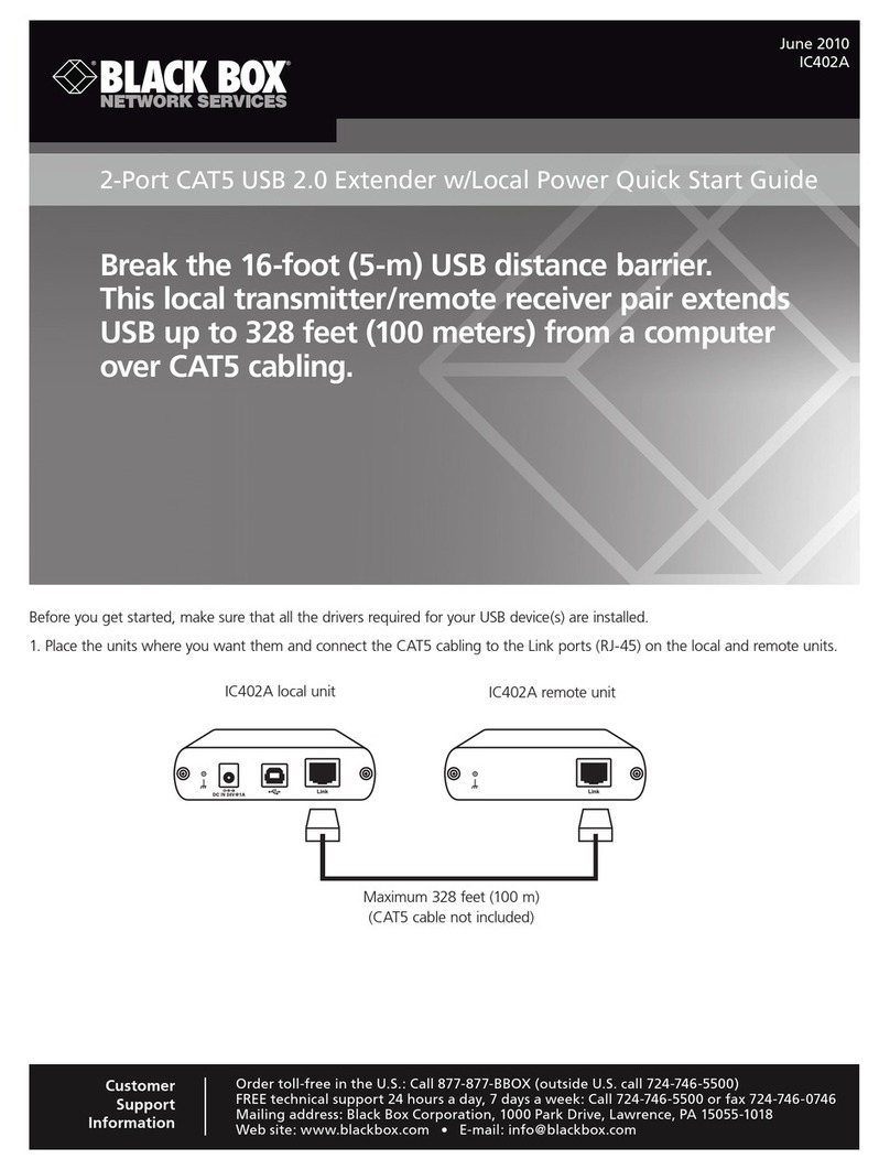 Black Box IC402A User manual