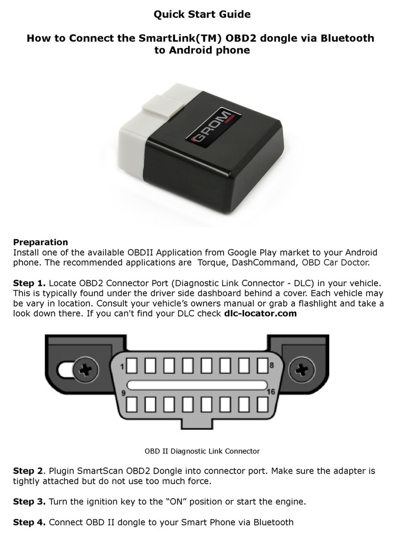 GROM Audio SmartLink OBD2 quick start guide