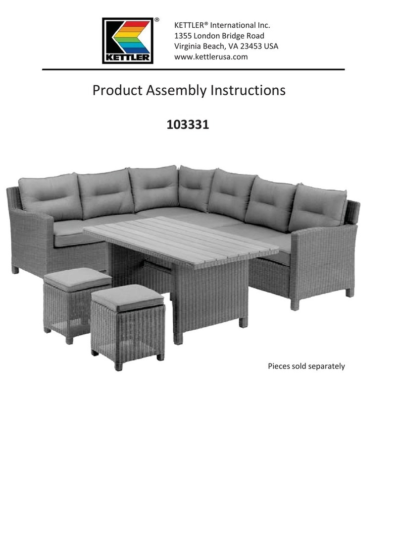 Kettler 103331-2100K1 Product assembly instructions