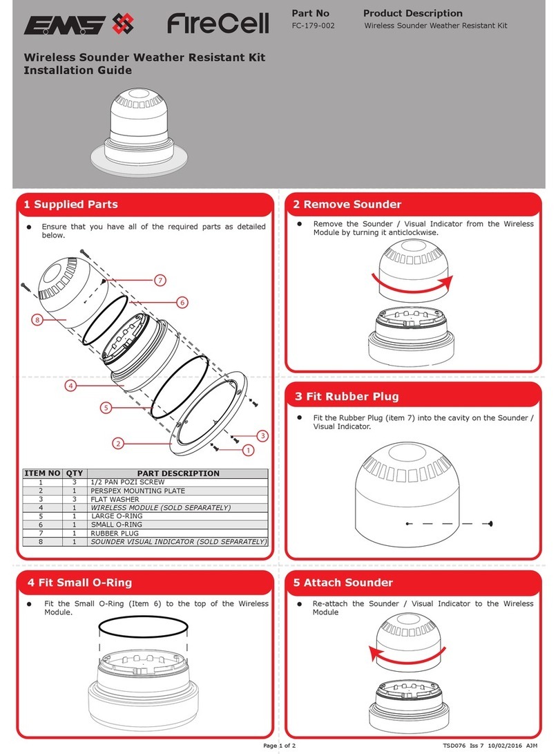 EMS FireCell FC-179-002 User manual