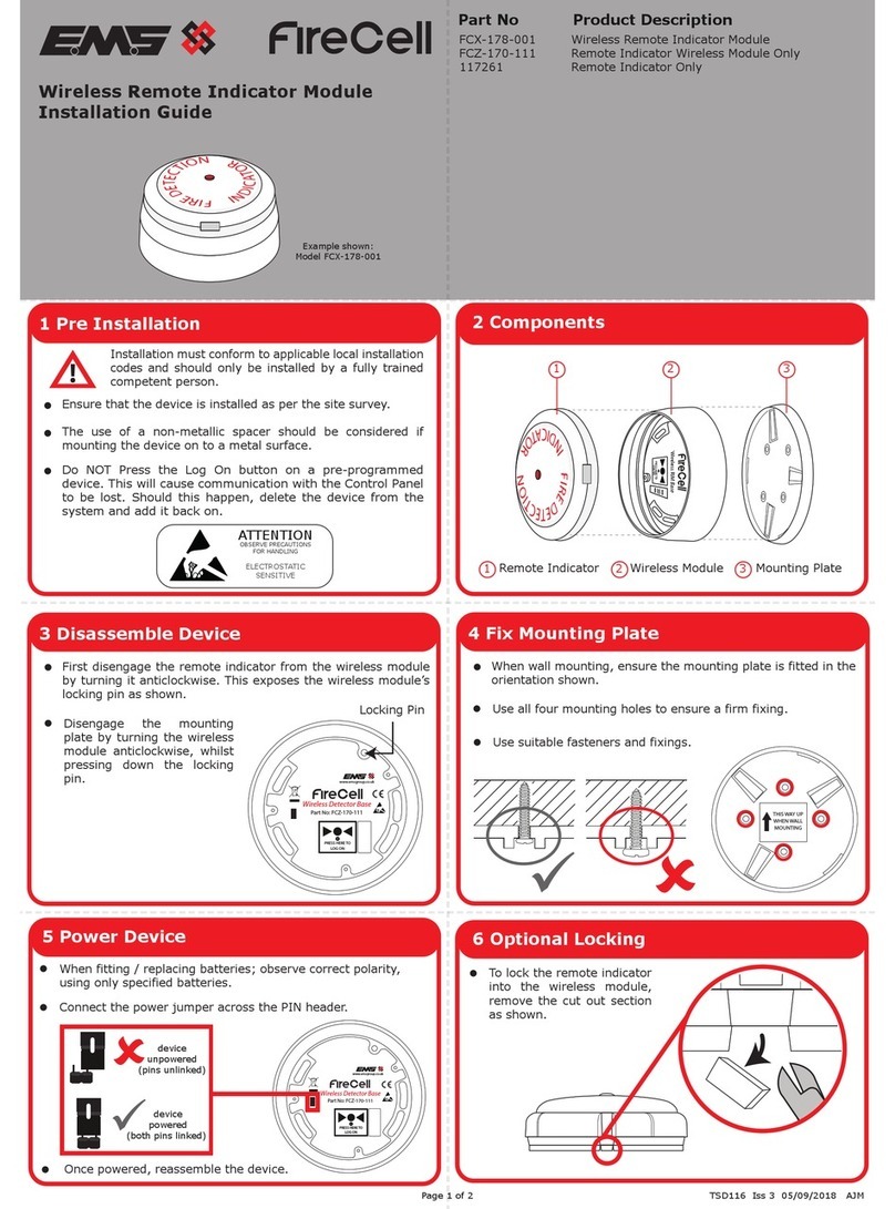 EMS FireCell FCZ-170-111 User manual