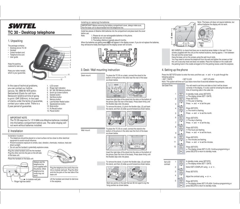 switel TC 30 manual