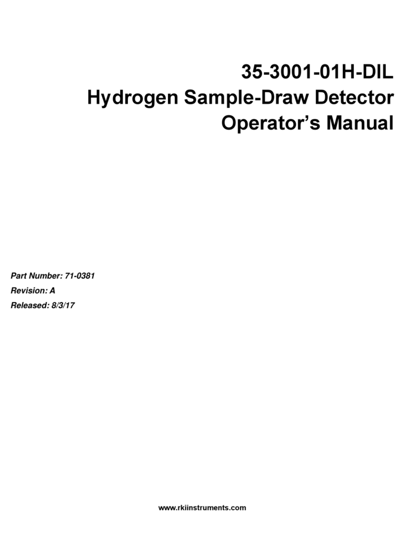 RKI Instruments 35-3001-01H-DIL User manual