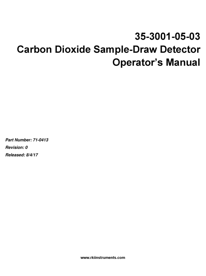 RKI Instruments 35-3001-05-03 Operator's manual