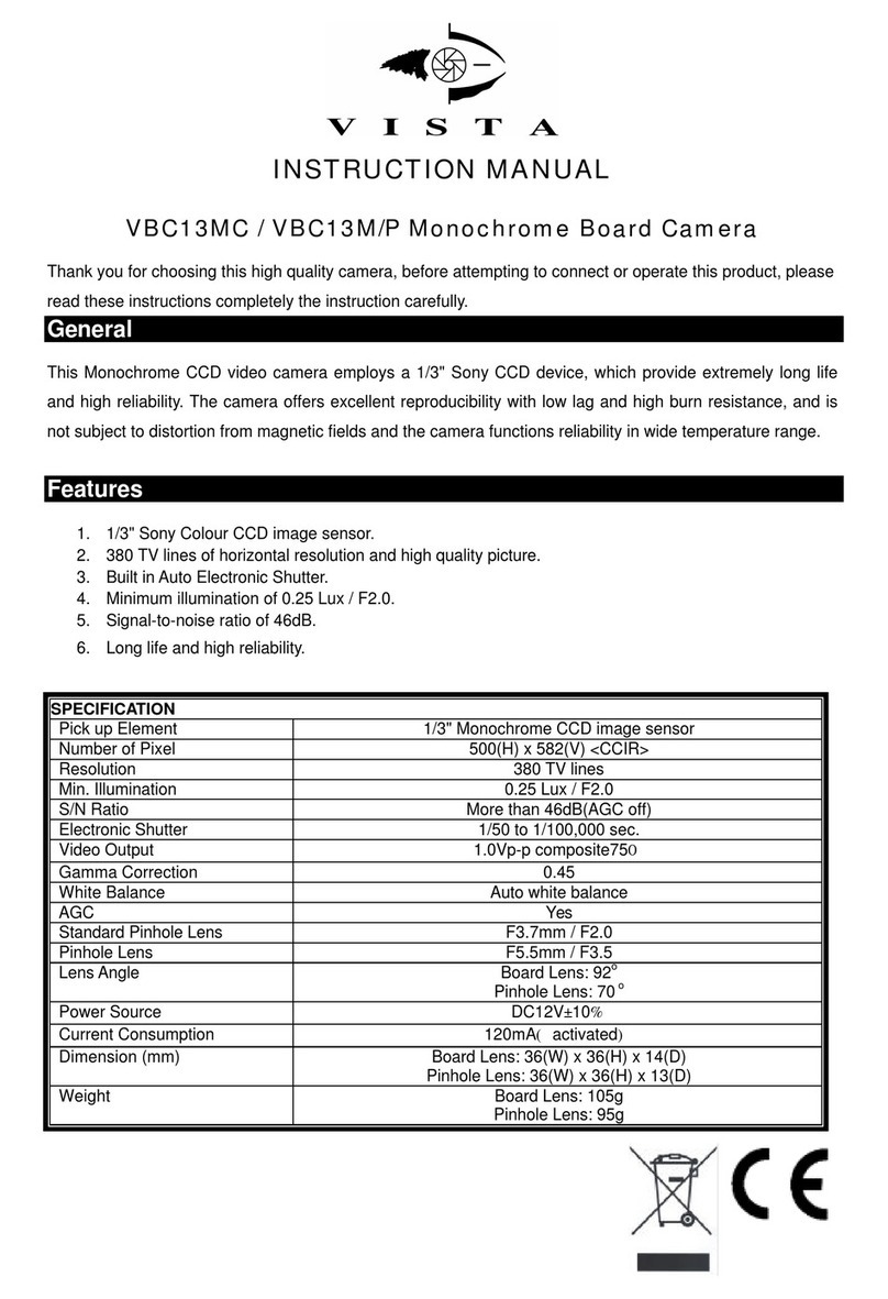 Vista VBC13MC instruction manual