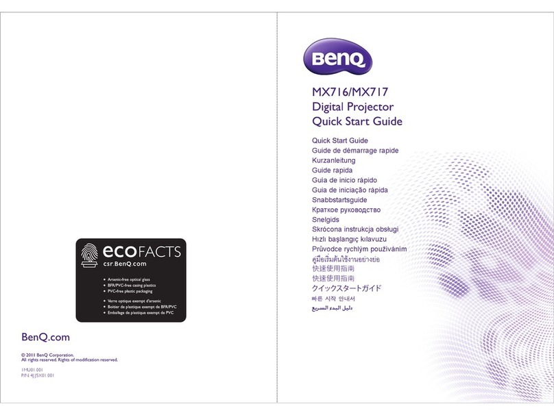 BenQ MX716 User manual
