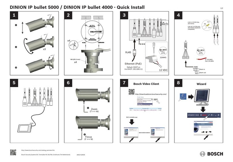 Bosch DINION IP bullet 4000 Instructions for use