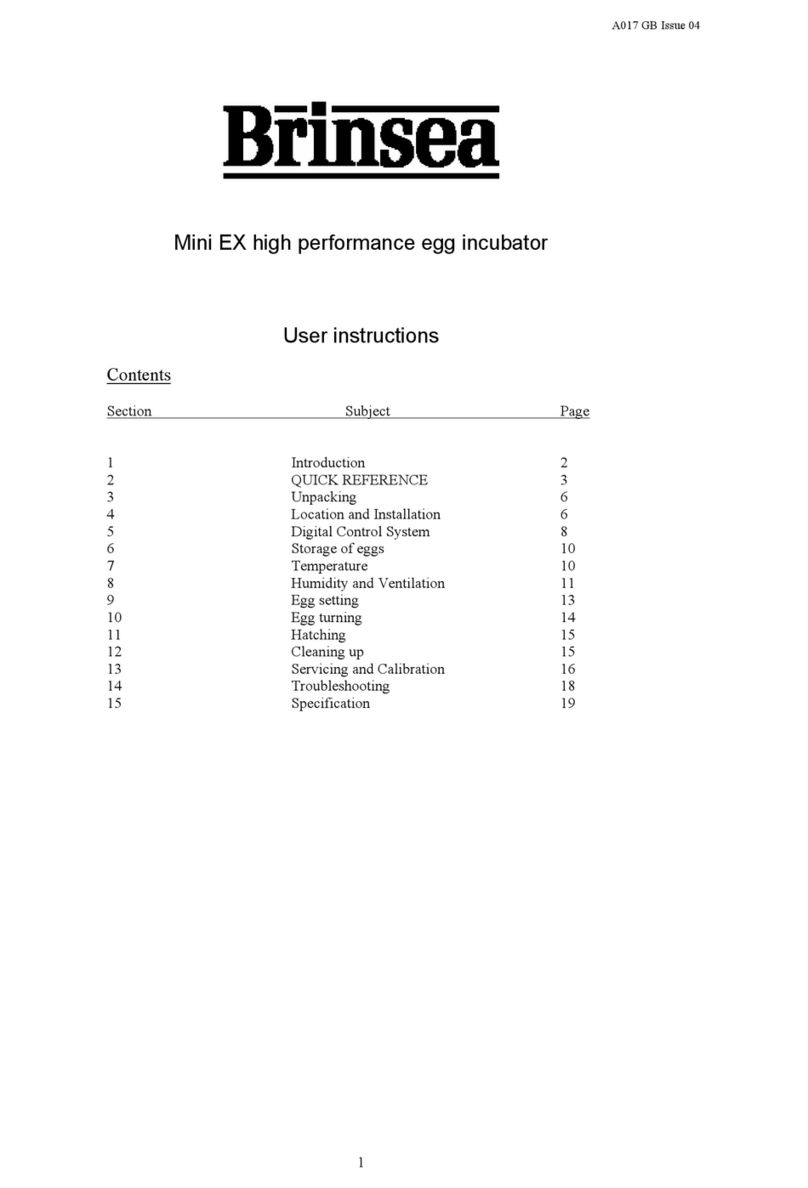 Brinsea Mini EX User instructions