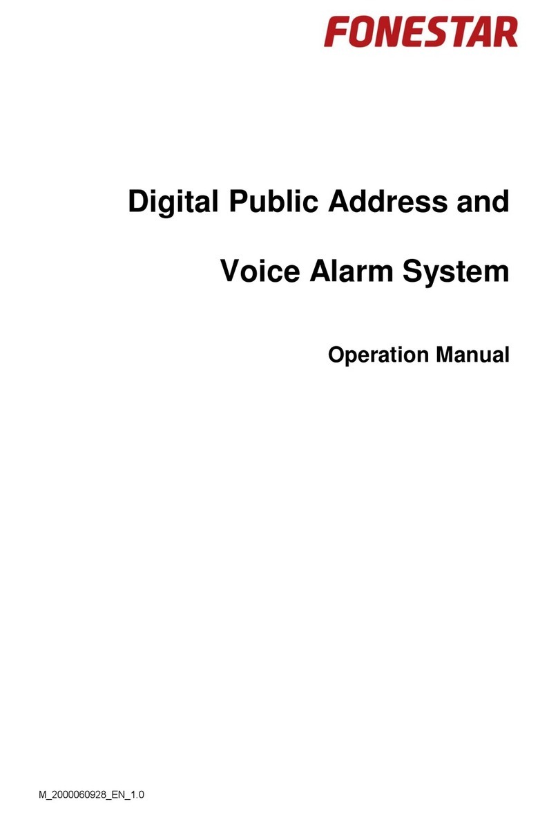 FONESTAR ZS-1500 Operation manual