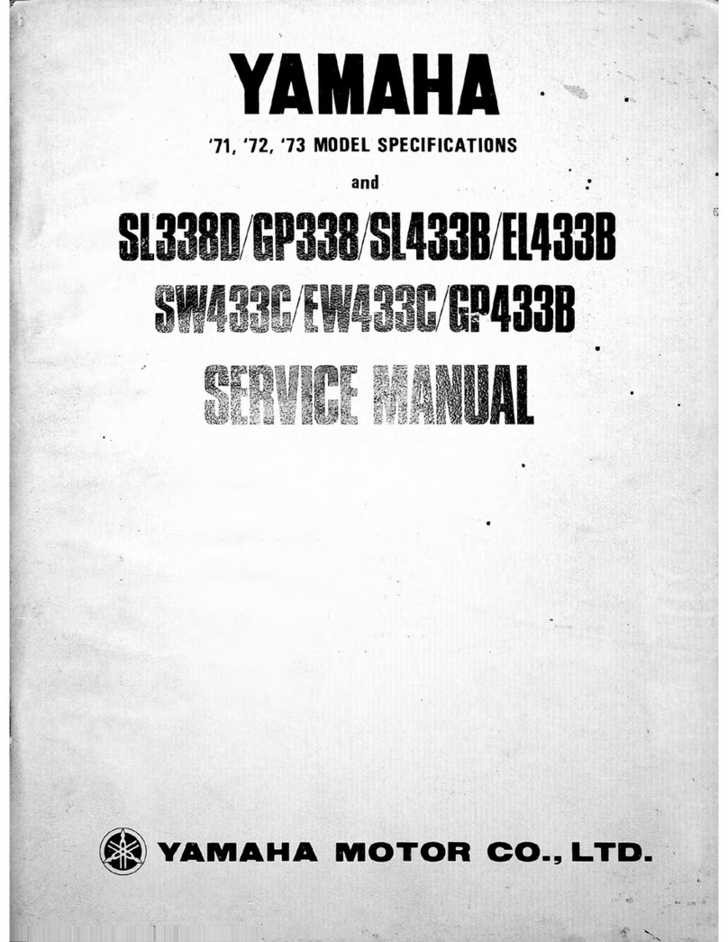 Yamaha SL338D Service manual