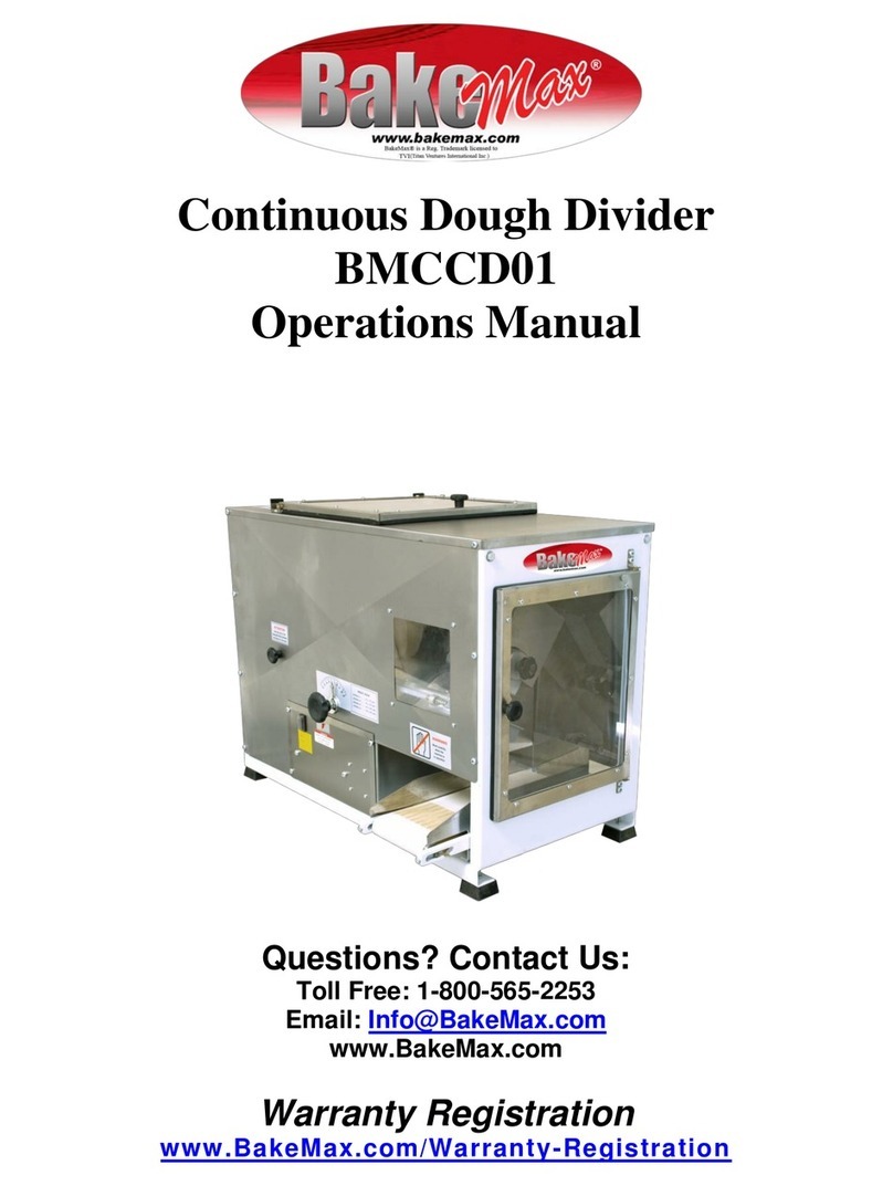 Bake Max BMCCD01 Operation manual