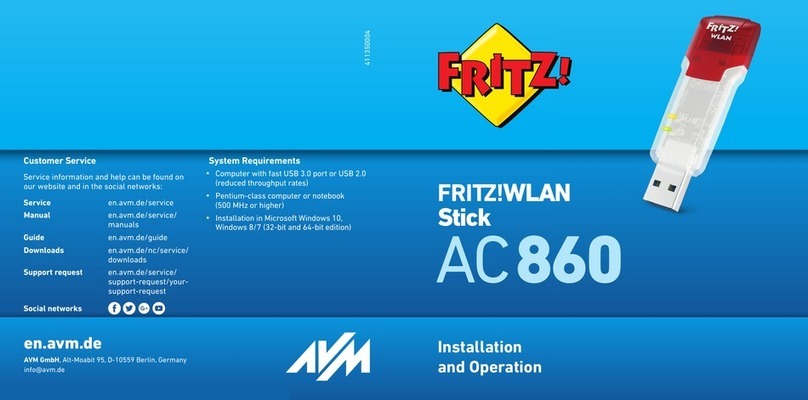 Fritz! AC 860 Owner's manual