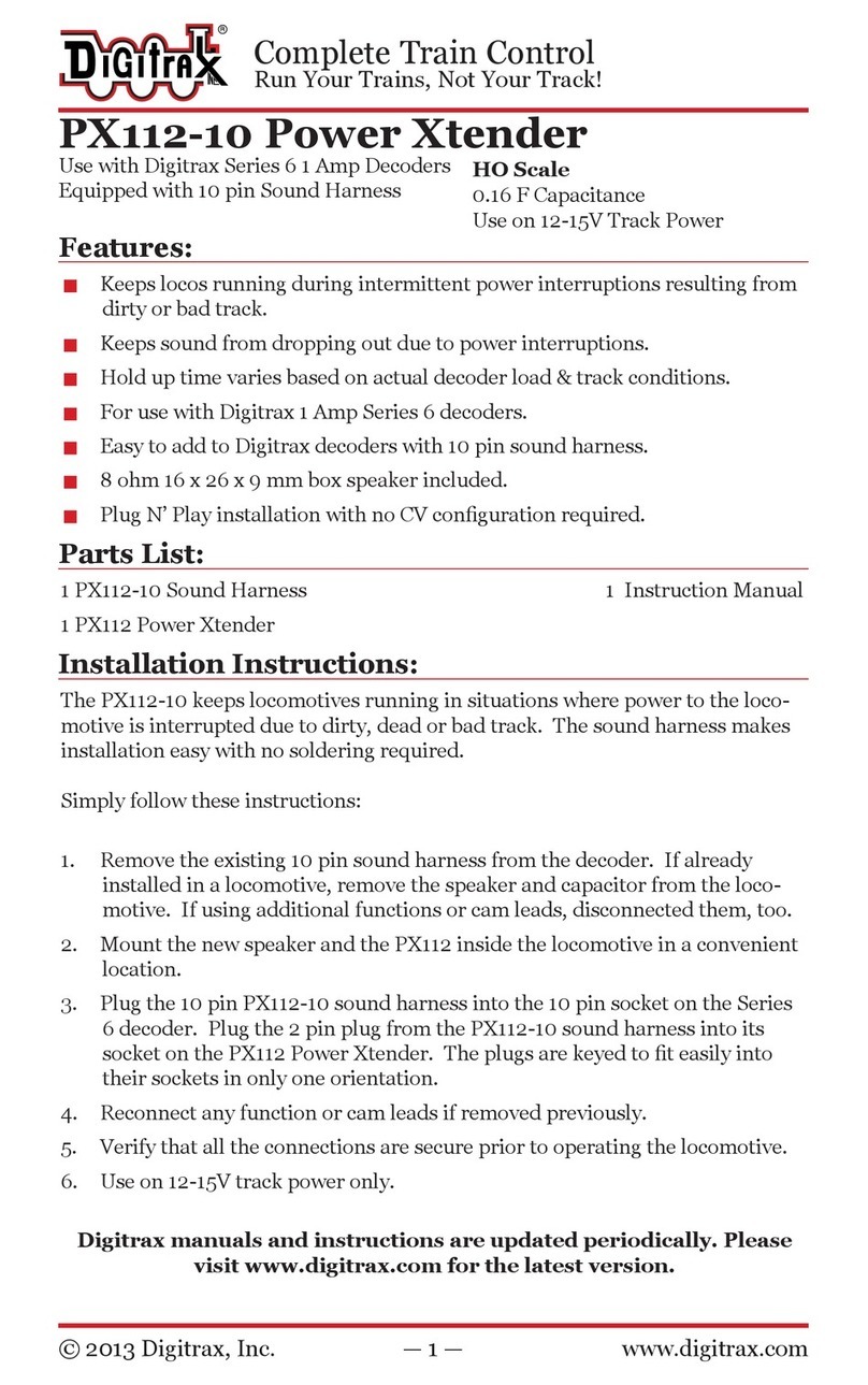 Digitrax PX112-10 User manual