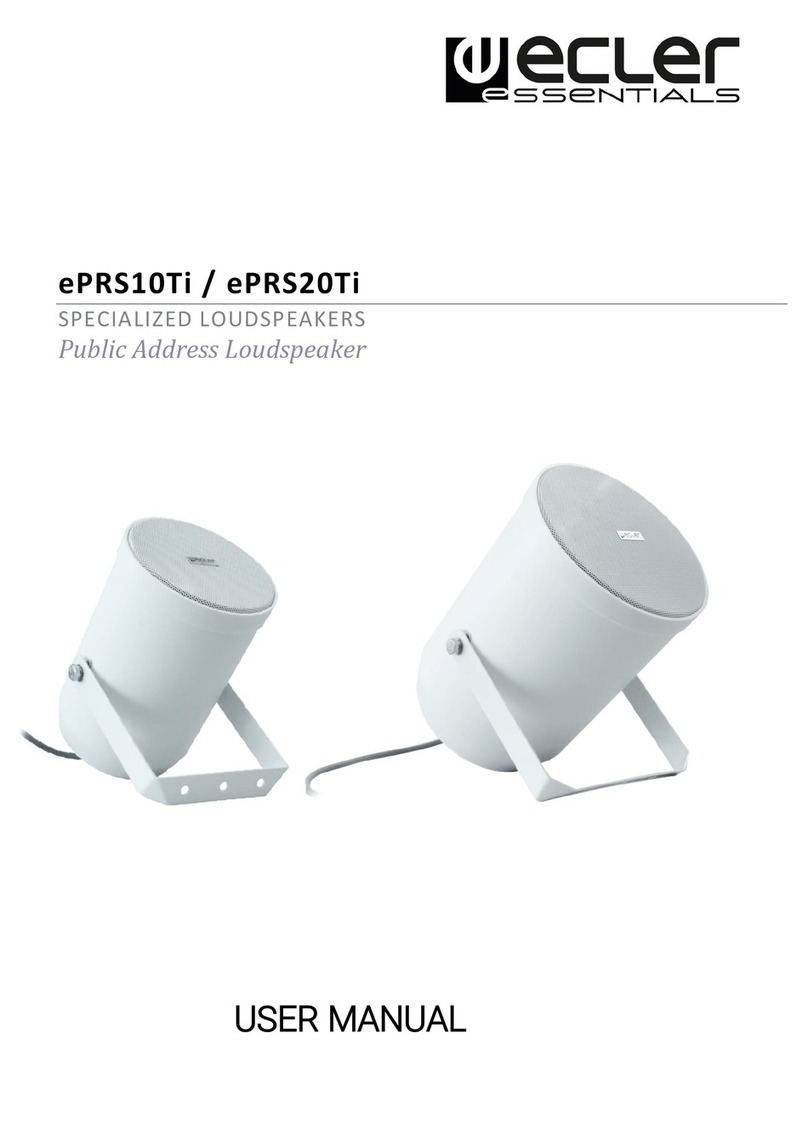 Ecler essentials ePRS10Ti user manual