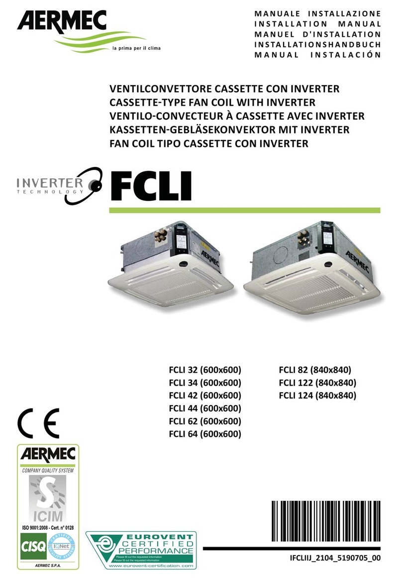 AERMEC FCLI 32 installation manual AERMEC FCLI 32 installation manual