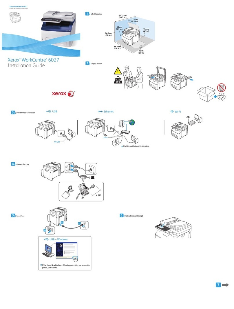 Xerox WorkCentre 6027 User manual