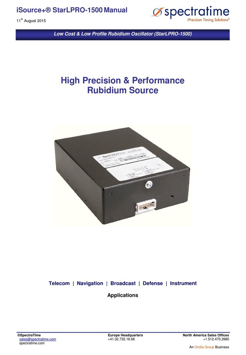 spectratime iSource Plus StarLPRO-1500 manual