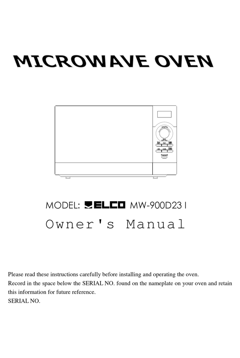 elco MW-900D23 I User manual