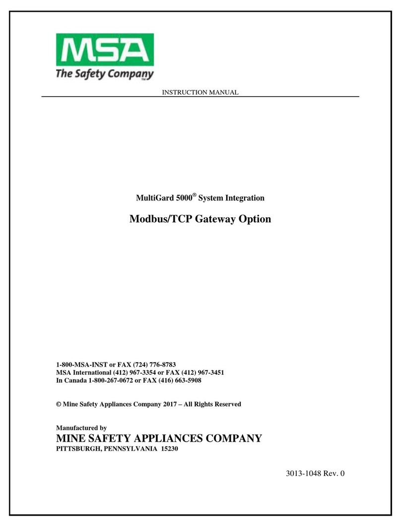 MSA MultiGard 5000 instruction manual