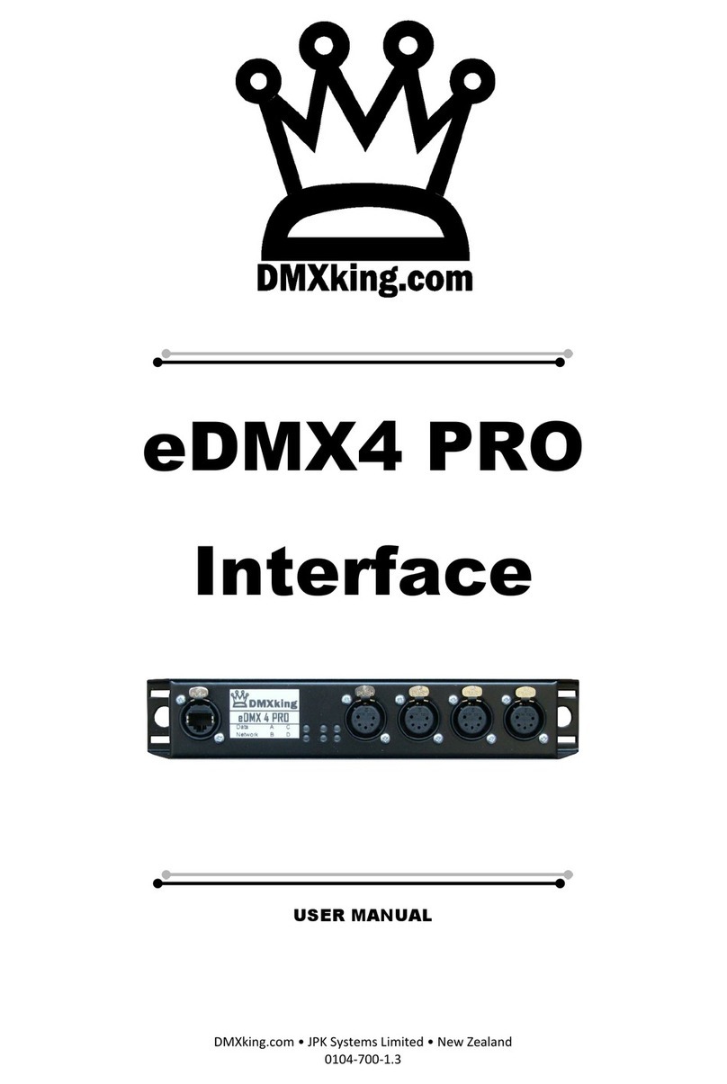 DMXking eDMX4 PRO user manual