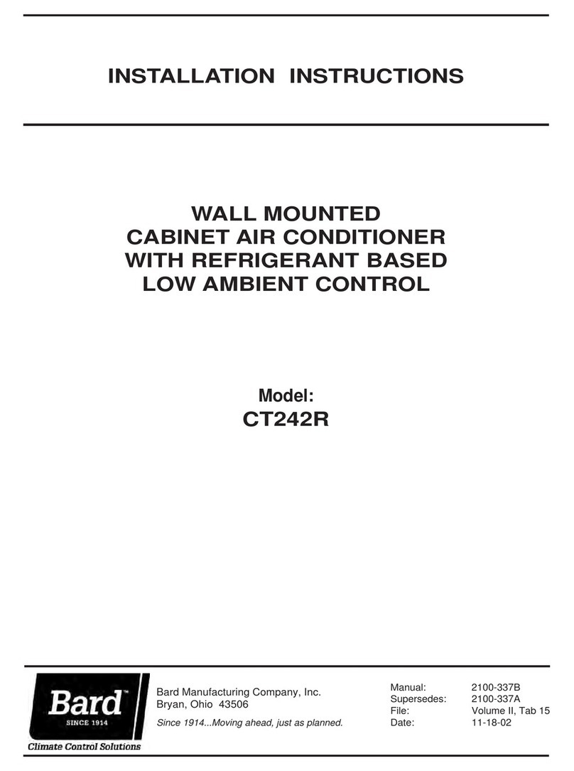 Bard CT242R User manual
