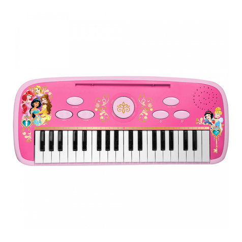 Disney ROYAL KEYBOARD DP135 instruction manual