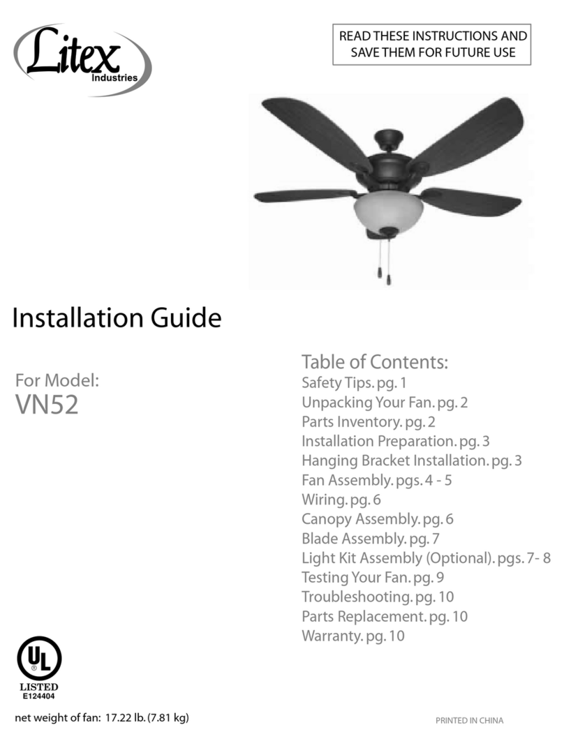 Litex Industries VN52 User manual