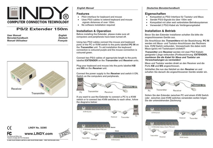 Lindy 32385 user manual