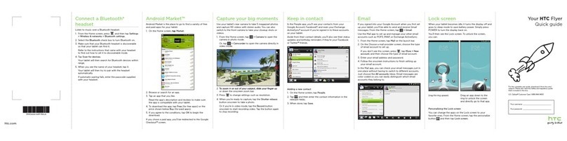 HTC HTC Flyer quick guide