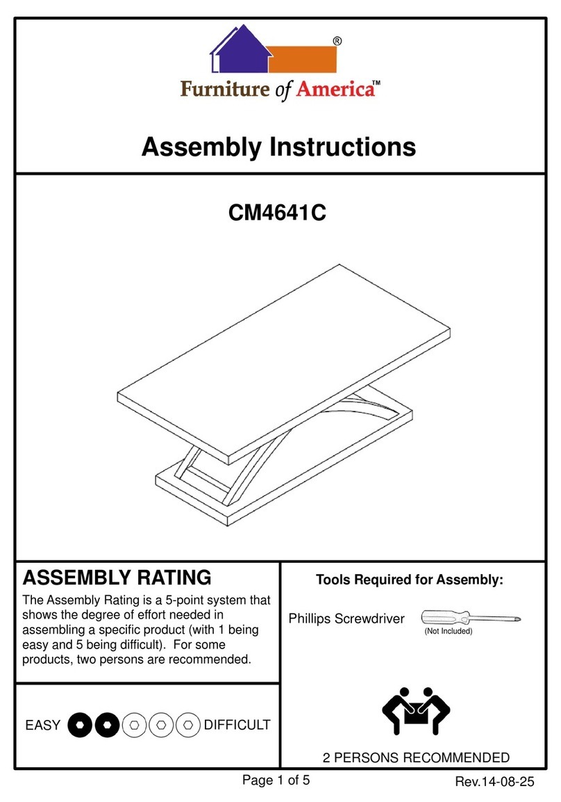 Furniture of America CM4641C Assembly instructions