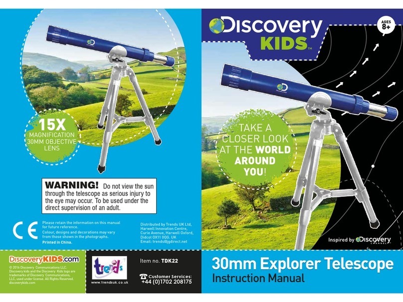 Trends Audio Discovery 30mm Explorer Telescope instruction manual