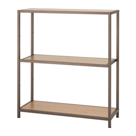 Trinity 3-TIER BAMBOO SHELVING User manual