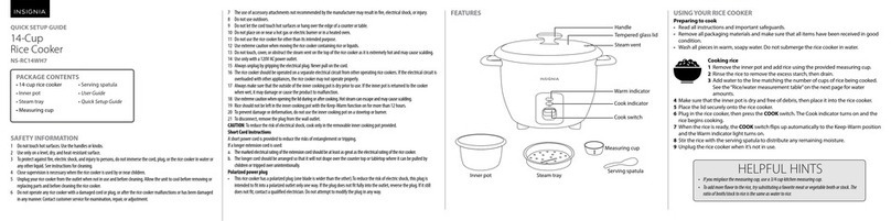 Insignia NS-RC14WH7 User manual