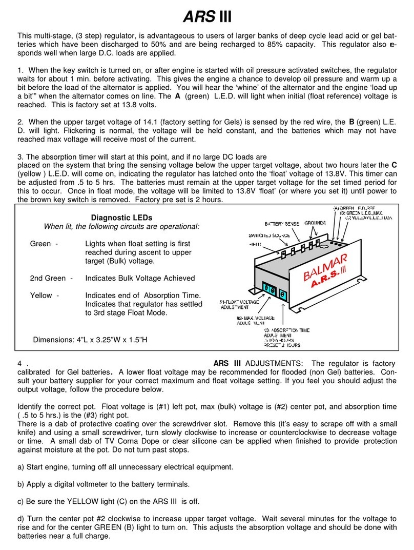 Balmar ARS III manual