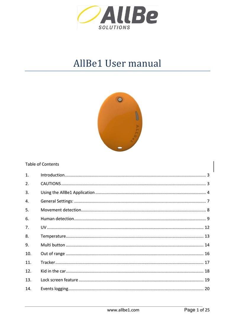 AllBe Solutions AllBe1 user manual