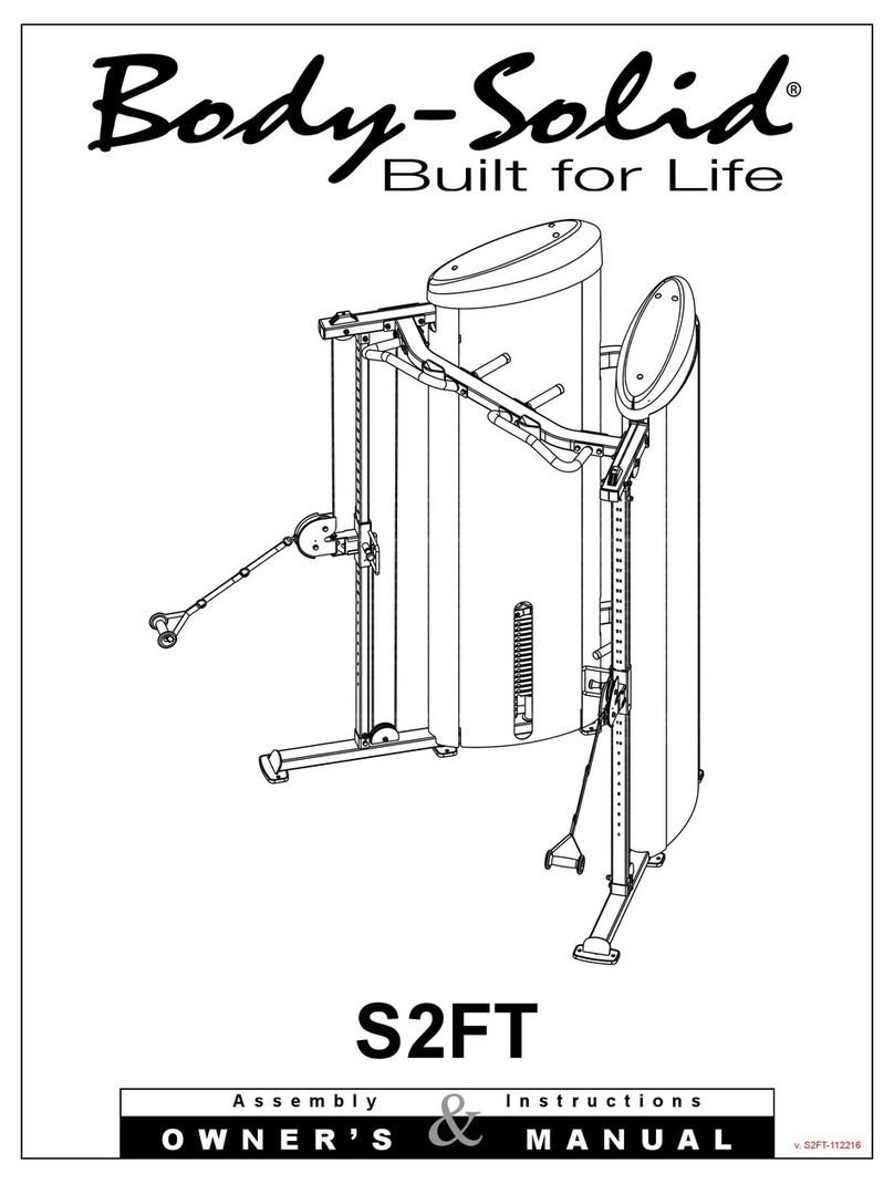 Body Solid S2FT owner's manual