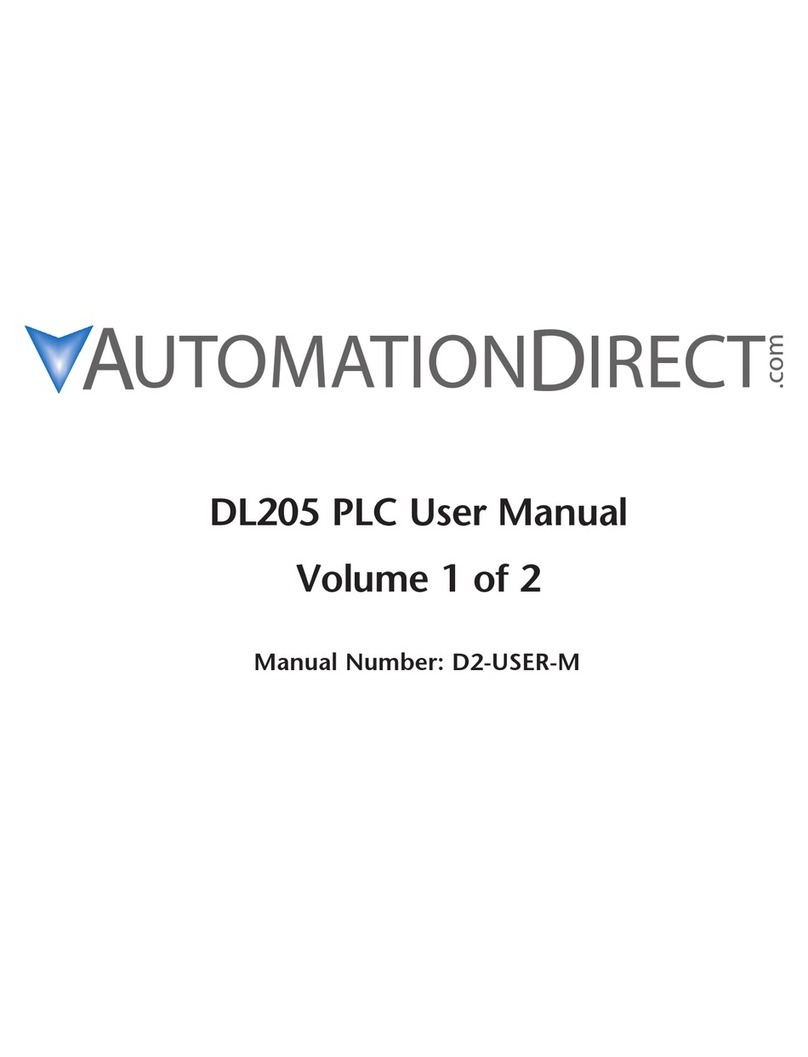 AutomationDirect DL205 user manual AutomationDirect DL205 user manual