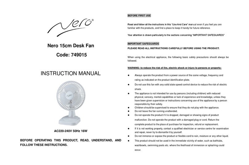 Nero 749015 instruction manual