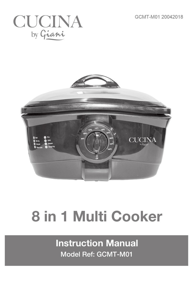 Giani Cucina GCMT-M01 instruction manual