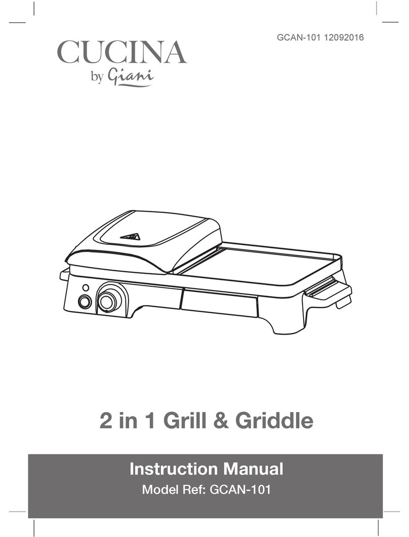 Giani Cucina GCAN-101 instruction manual