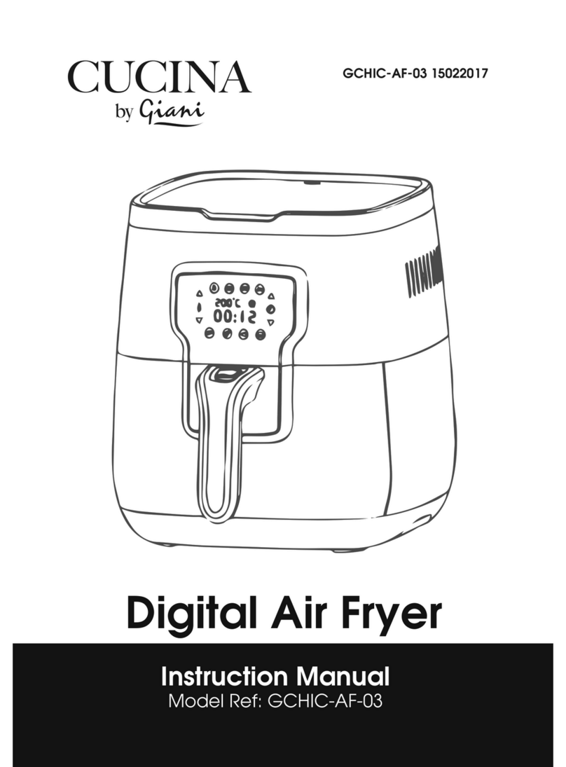 Giani Cucina GCHIC-AF-03 instruction manual