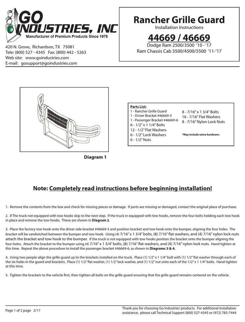 GO Industries 44669 User manual