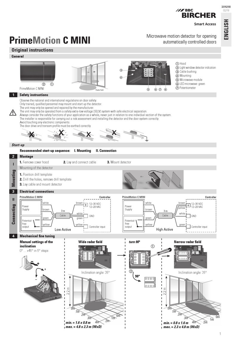 BBC Bircher PrimeMotion C MINI Original instructions