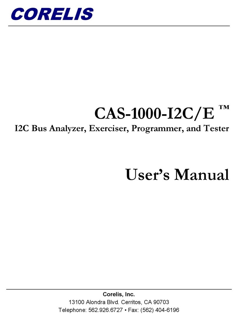 Corelis CAS-1000-I2C/E User manual