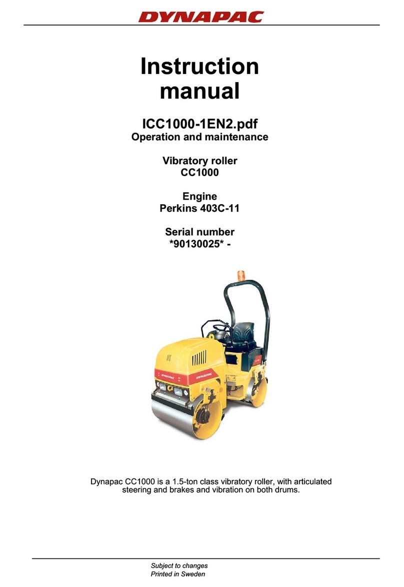 Dynapac CC1000 instruction manual