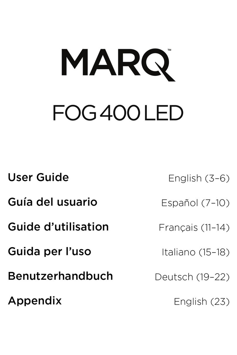 Marq FOG 400 LED user guide